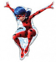 FM фигура большая 901771 Леди Баг Фольга