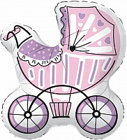 Ag Коляска для девочки 70/74 см / 220953 инд.упаковка